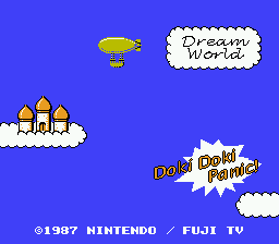 Yume Koujou Doki Doki Panic — Title screen